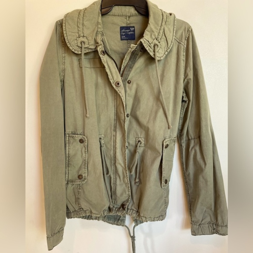 American Eagle Olive Green Utility/Army Jacket